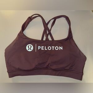 lululemon athletica Peloton Sports Bra - Deep Purple